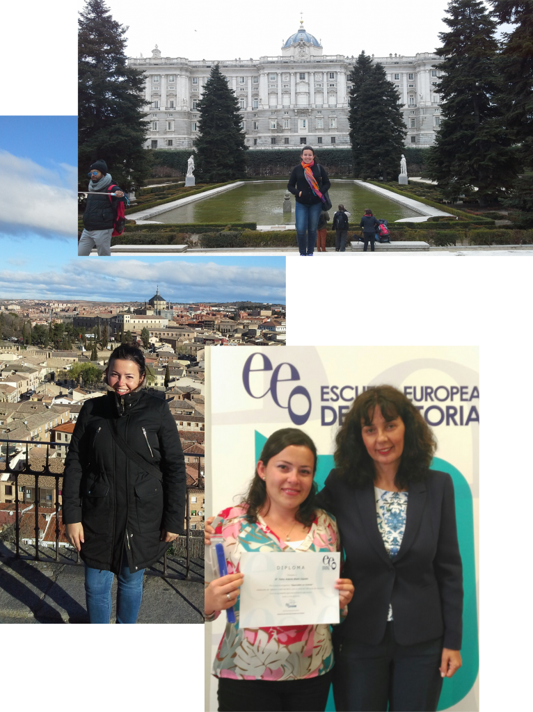 Yeiny Marín Z. en la Escuela Europea de Oratoria, Madrid, 2016